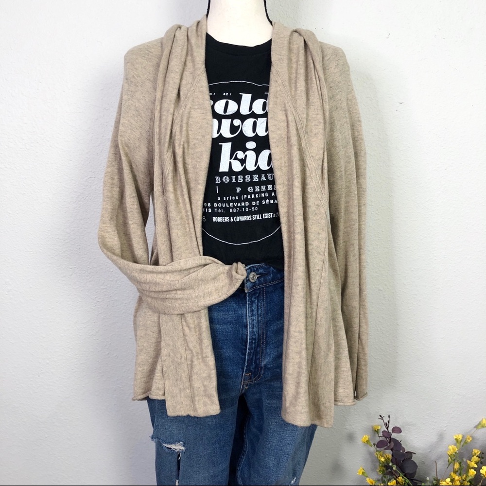 Joie (L) Cashmere Blend Open Front Cardigan